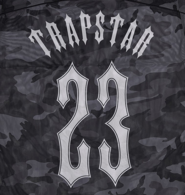Trapstar Irongate Mesh Football 黒 迷彩 | TS-64807