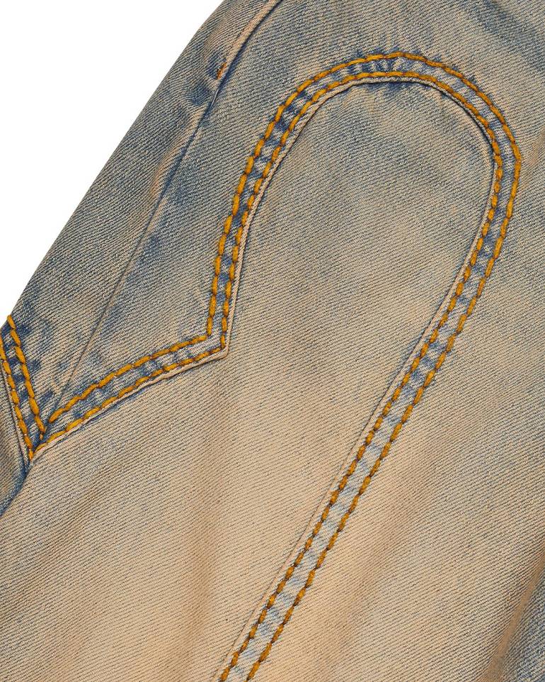 Trapstar Irongate Panel Denim Jeans 青 | TS-65316