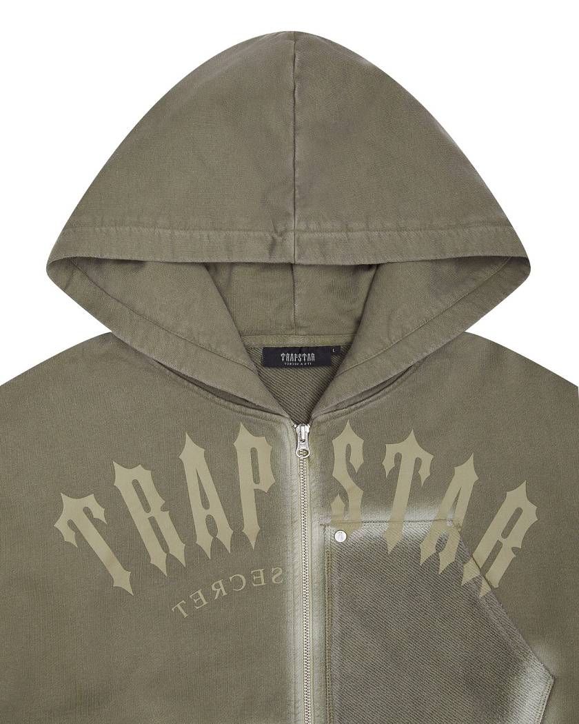Trapstar Irongate Rivet 2.0 Tracksuit オリーブ | TS-65397