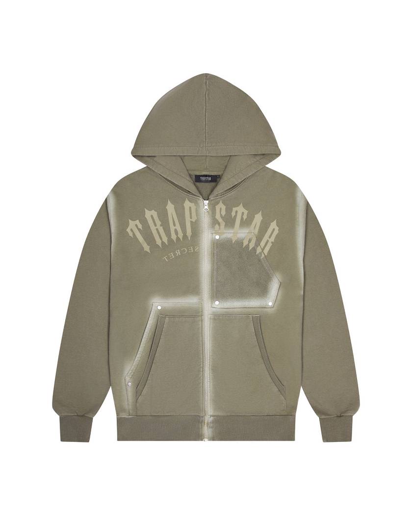 Trapstar Irongate Rivet 2.0 Tracksuit オリーブ | TS-65397