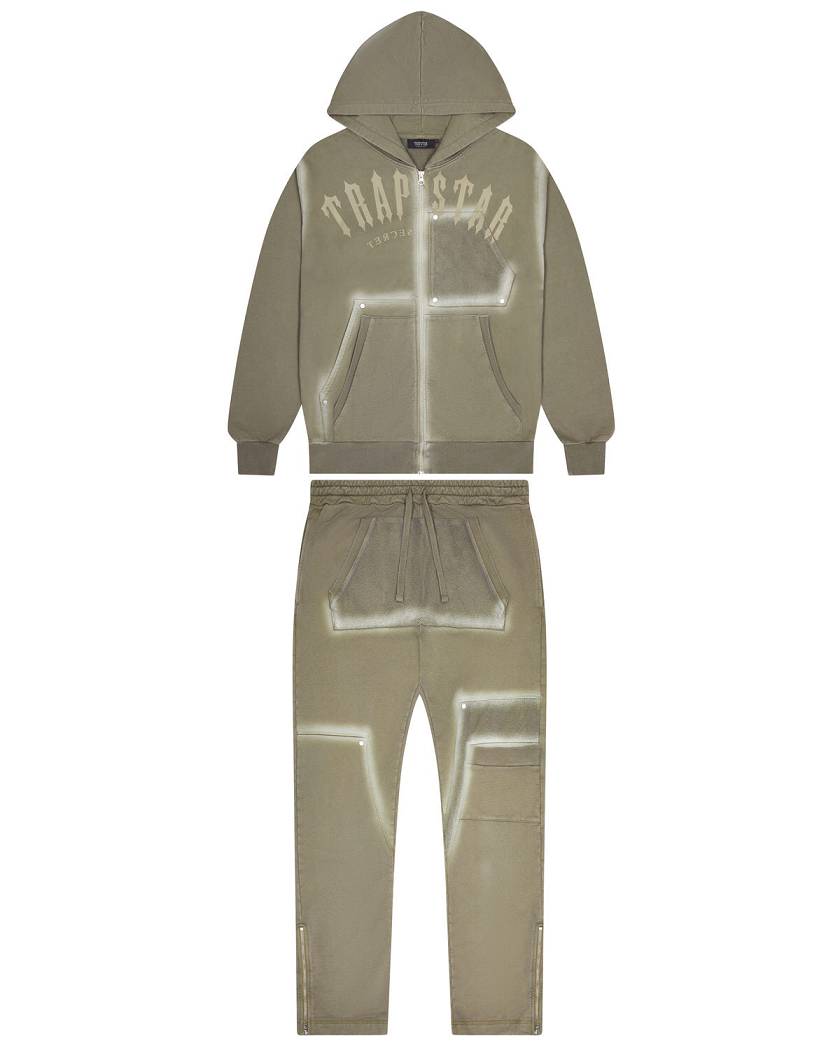 Trapstar Irongate Rivet 2.0 Tracksuit オリーブ | TS-65397
