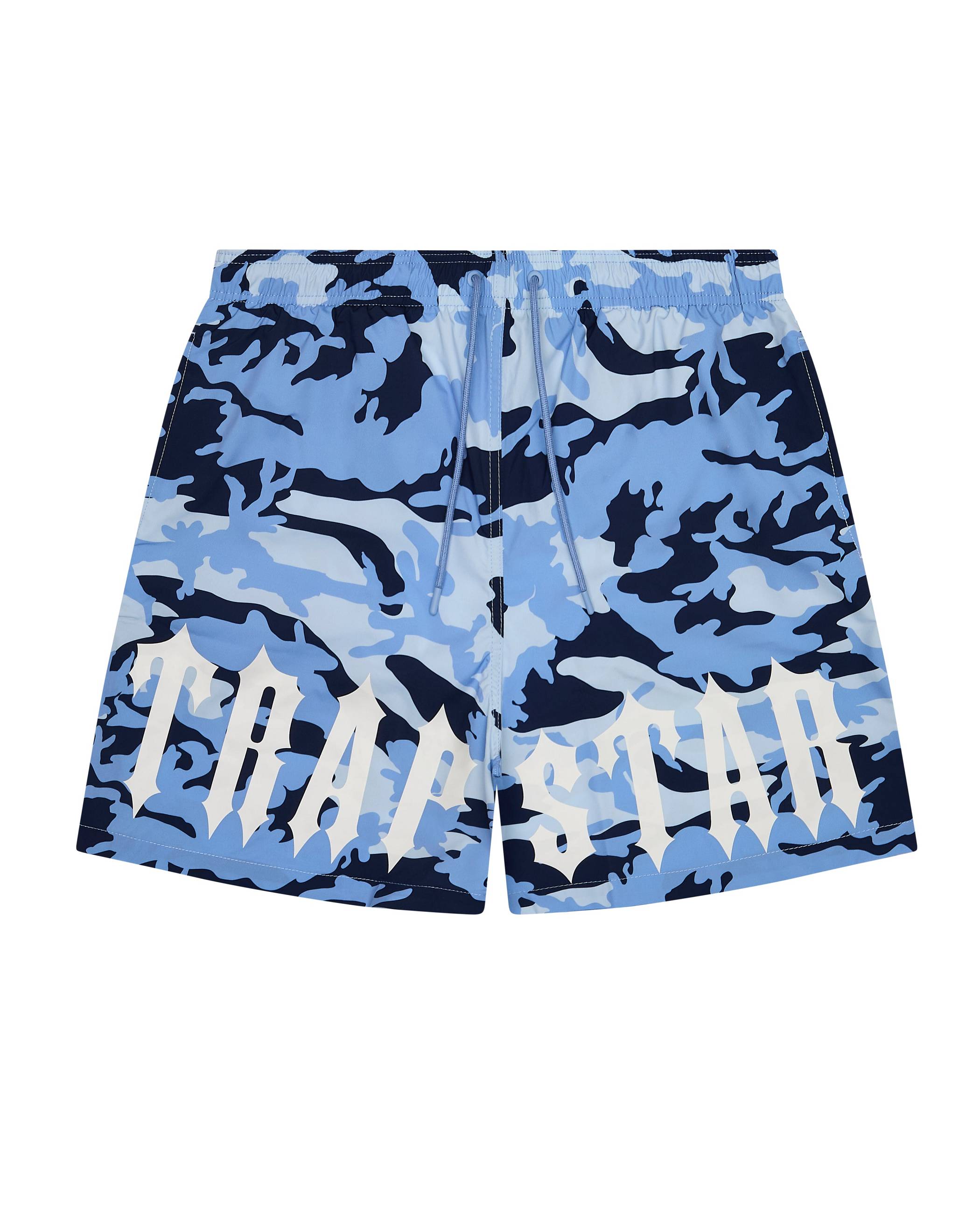 Trapstar Irongate Swim Shorts 青 迷彩 | TS-65298