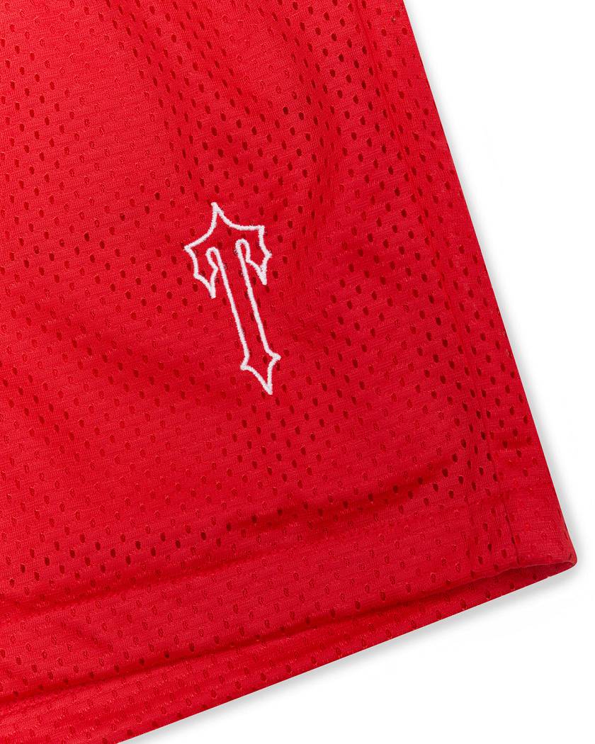 Trapstar Irongate T Basketball Shorts 赤 | TS-65307