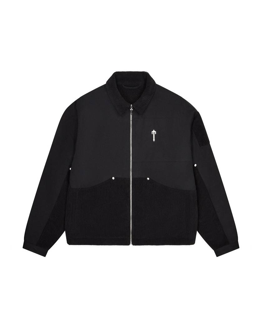 Trapstar Irongate T Coach Jacket 黒 | TS-65460