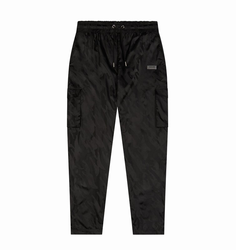 Trapstar Irongate T Jacquard Cargos 黒 | TS-64860