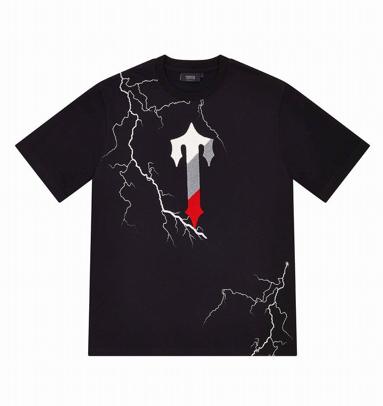 Trapstar Irongate T Lightning Shorts 黒 | TS-64924