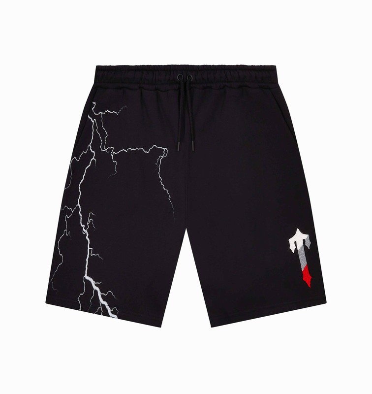 Trapstar Irongate T Lightning Shorts 黒 | TS-64924