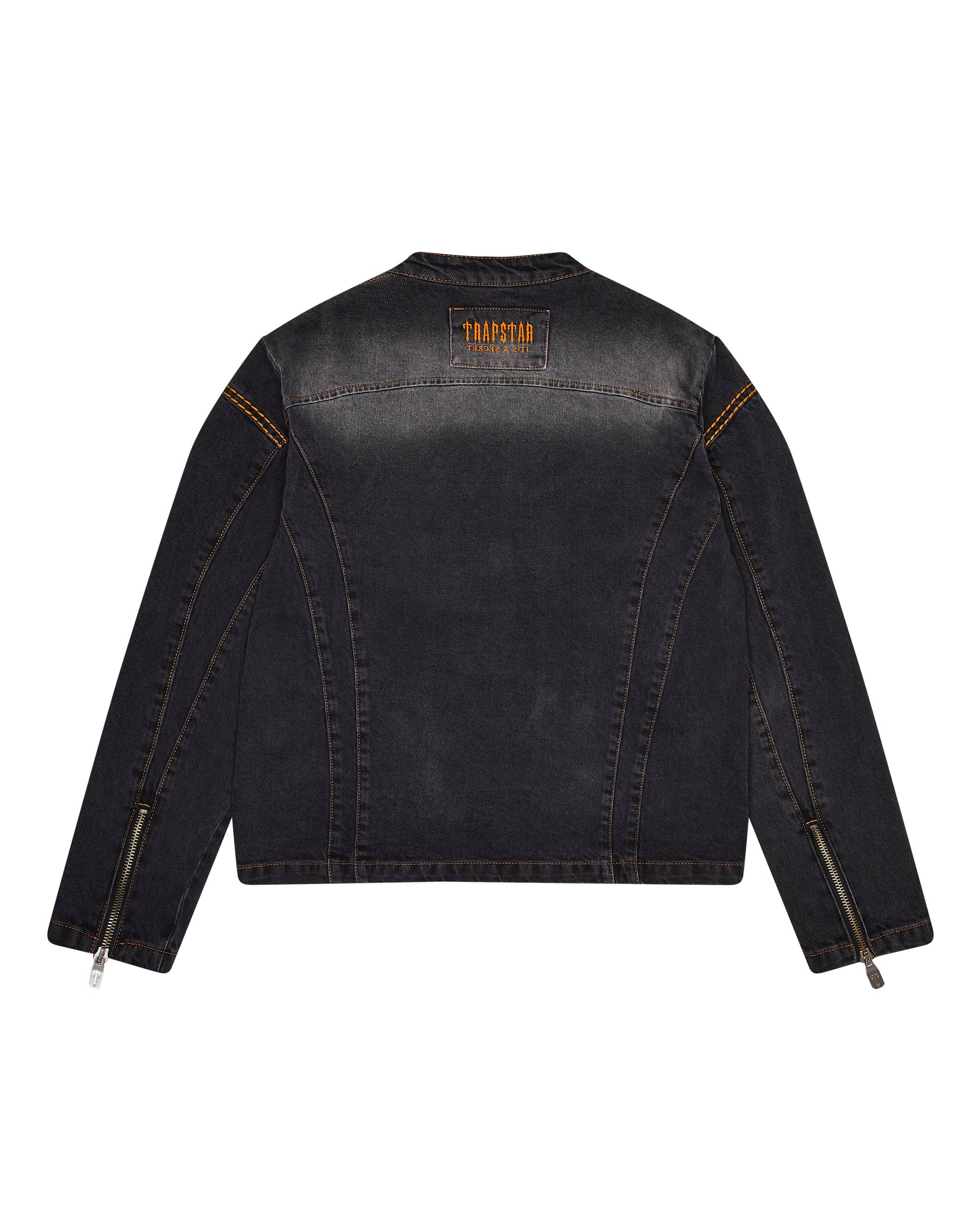 Trapstar Irongate T Panel Denim Jacket 黒 | TS-65456