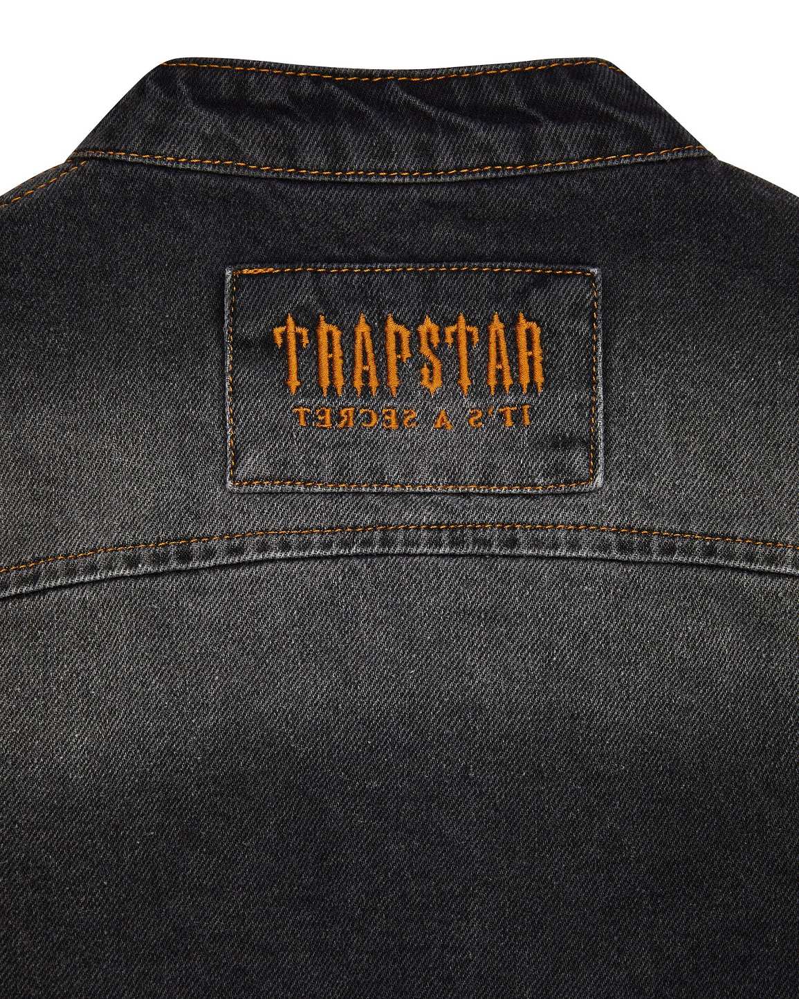 Trapstar Irongate T Panel Denim Jacket 黒 | TS-65456