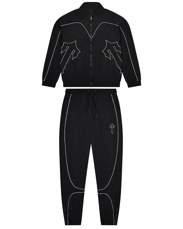 Trapstar Irongate T Panel Shell Tracksuit 黒 | TS-65377