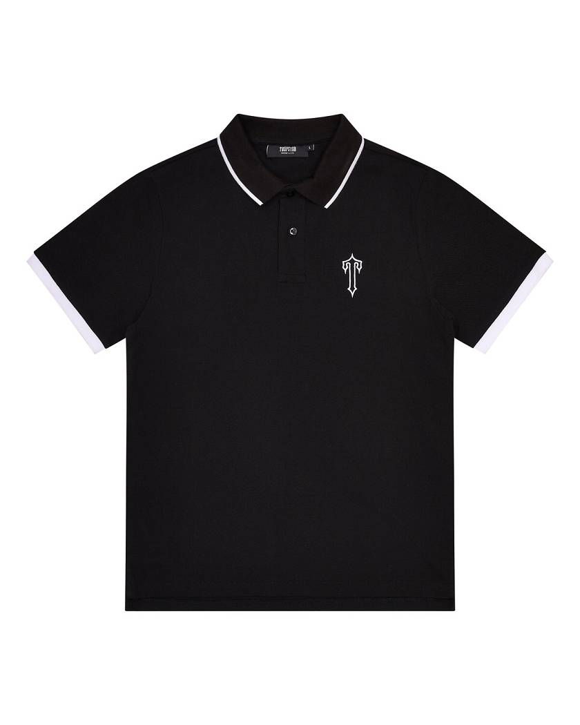Trapstar Irongate T Polo 黒 | TS-65238
