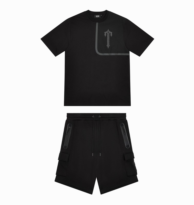 Trapstar Irongate T Tech Zip T-Shirt 黒 | TS-64902