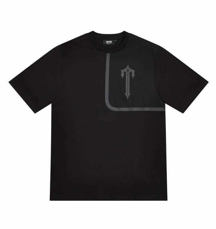Trapstar Irongate T Tech Zip T-Shirt 黒 | TS-64902