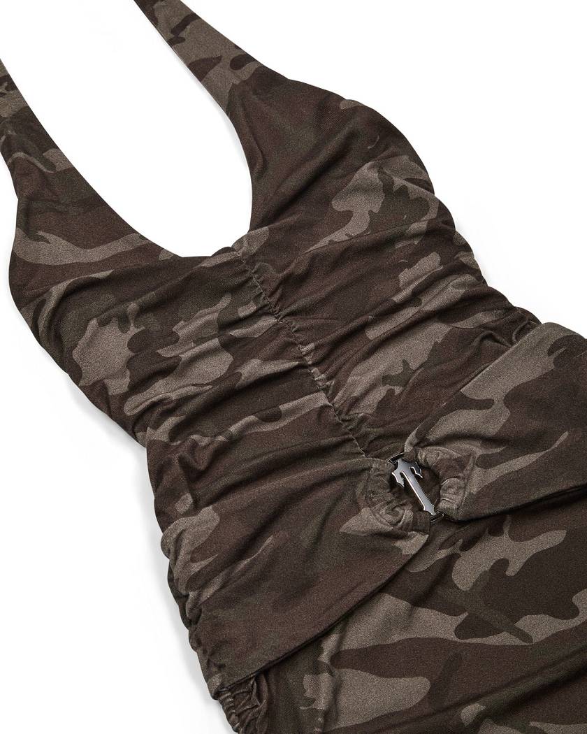 Trapstar Irongate T Womens Dress ブラウン 迷彩 | TS-65103