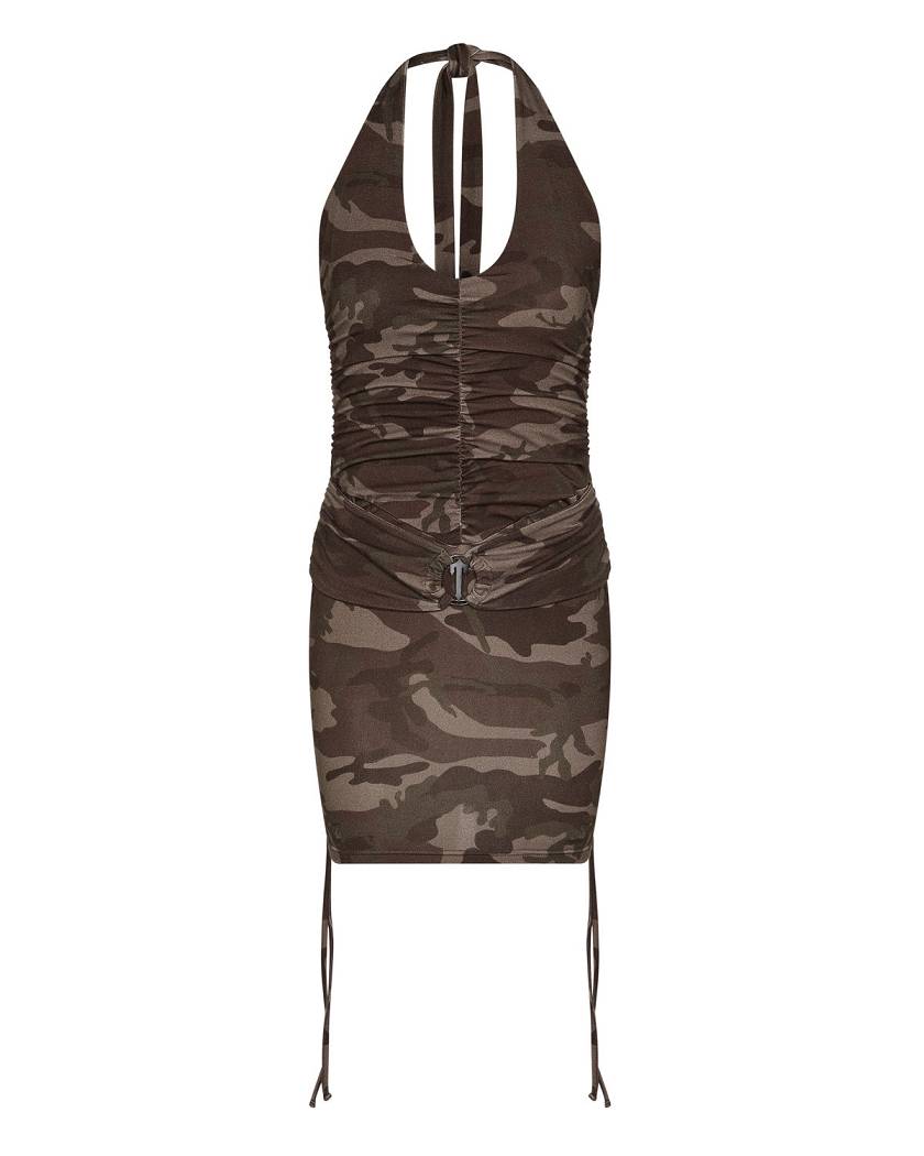 Trapstar Irongate T Womens Dress ブラウン 迷彩 | TS-65103