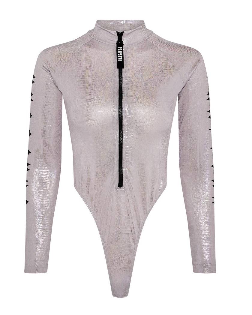 Trapstar Irongate Zipped Bodysuit シルバー | TS-65113