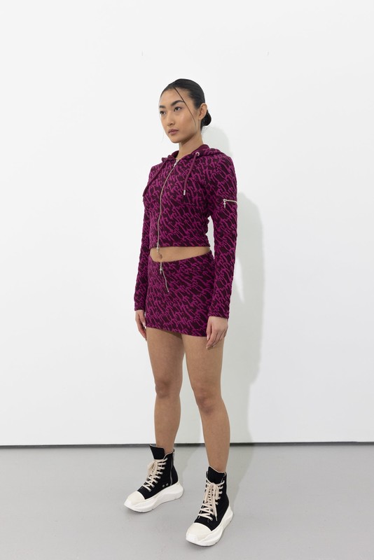 Trapstar Jacquard Mini ボルドー ピンク | TS-64783