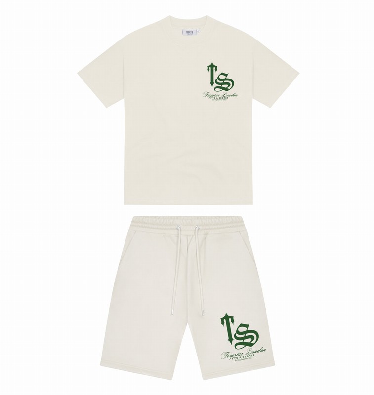 Trapstar Oversized TS Varsity Shorts 緑 | TS-64913