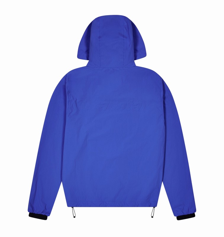 Trapstar *PRE ORDER* Hyperdrive Embossed Windbreaker 青 | TS-64932