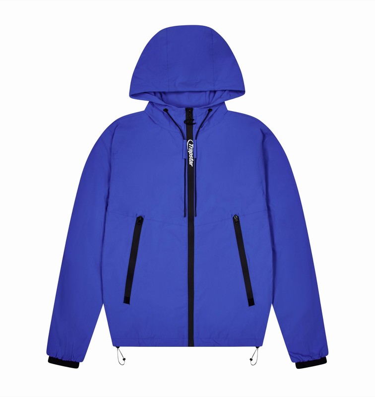 Trapstar *PRE ORDER* Hyperdrive Embossed Windbreaker 青 | TS-64932