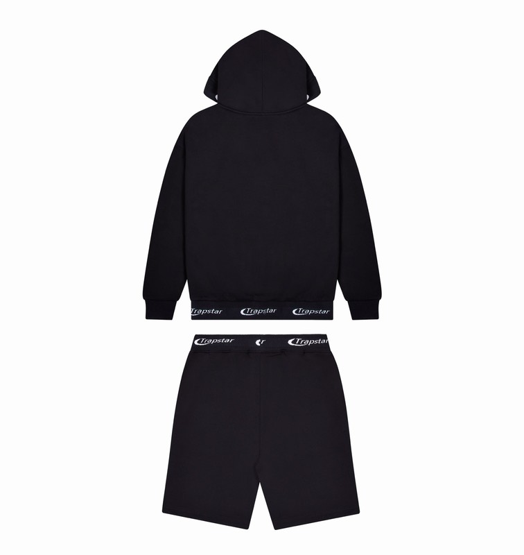 Trapstar *PRE ORDER* Hyperdrive Rib Hoodie Shorts 黒 | TS-64930