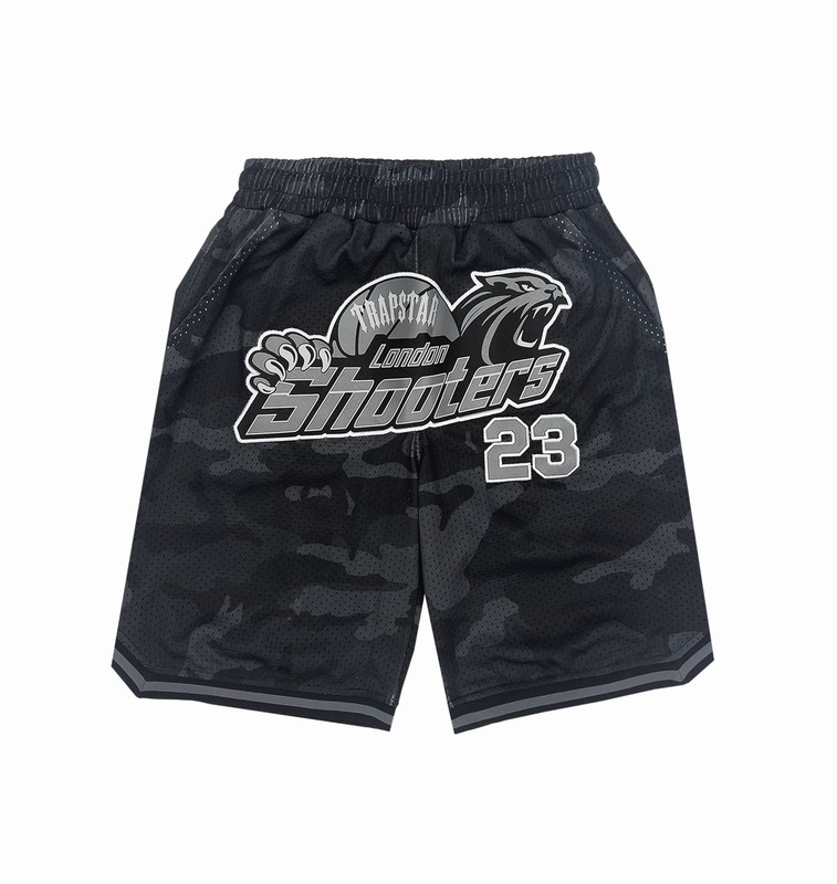 Trapstar *PRE ORDER* Shooters SS23 Basketball Shorts 黒 迷彩 | TS-64943