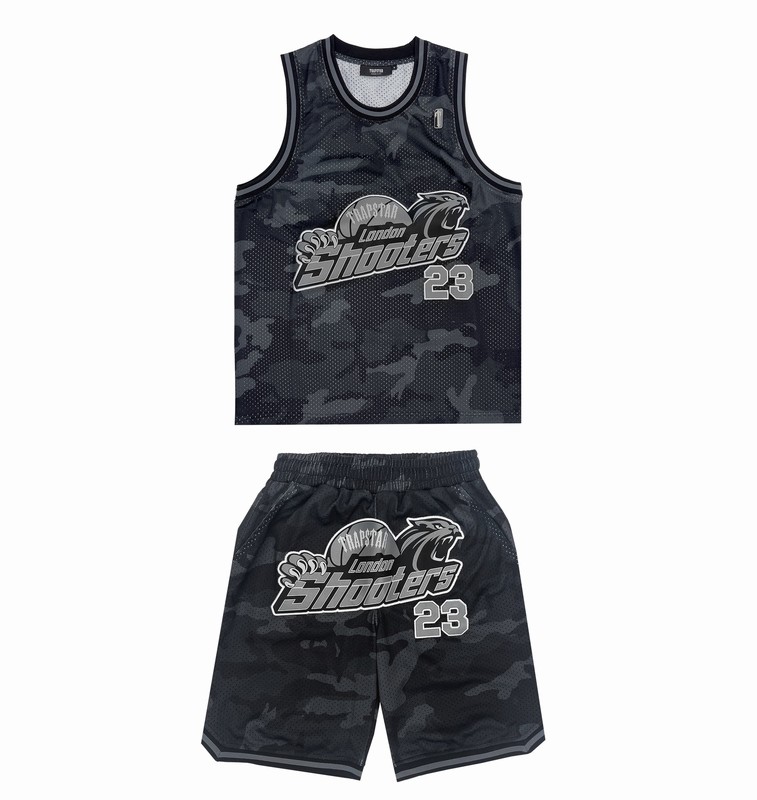 Trapstar *PRE ORDER* Shooters SS23 黒 迷彩 | TS-65052