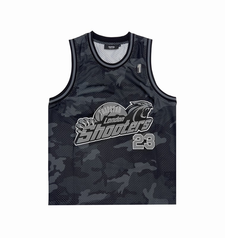 Trapstar *PRE ORDER* Shooters SS23 黒 迷彩 | TS-65052