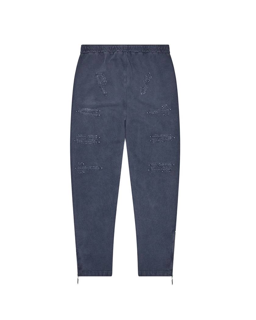 Trapstar Patchwork Irongate Bottoms ネイビー | TS-65333