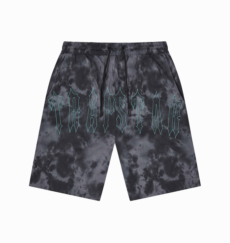 Trapstar Pigment Irongate Shorts 黒 | TS-64918