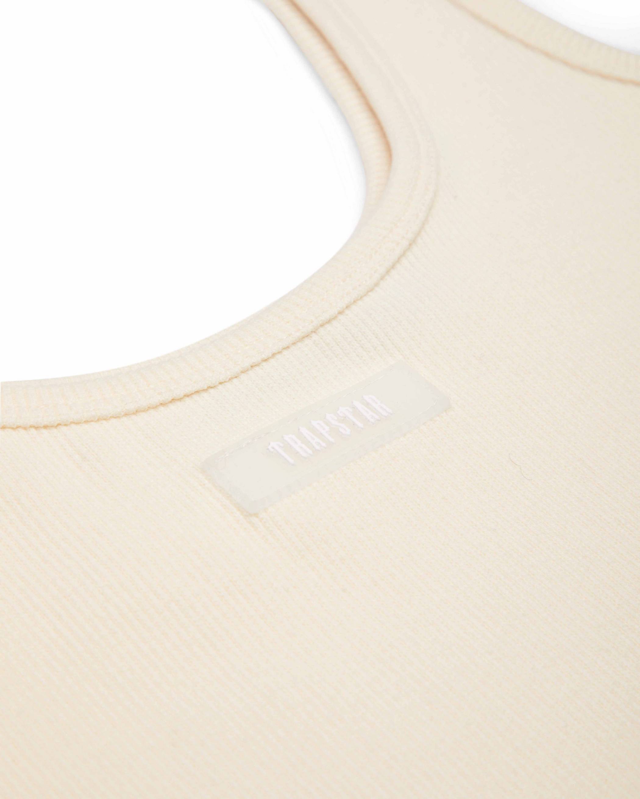 Trapstar Rib Vest with Irongate Silicone Badge 白 | TS-65126