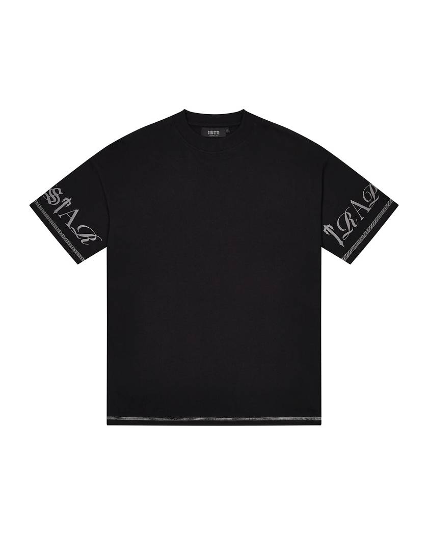 Trapstar Script 2.0 Tee 黒 | TS-65290