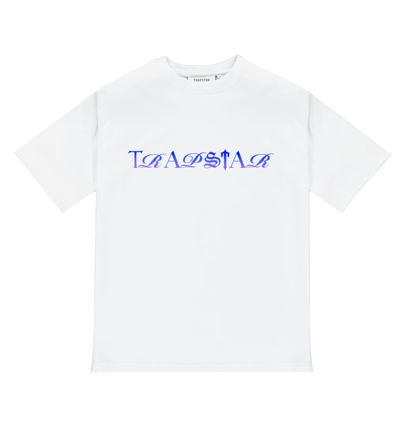 Trapstar Script Fade 白 青 | TS-65028