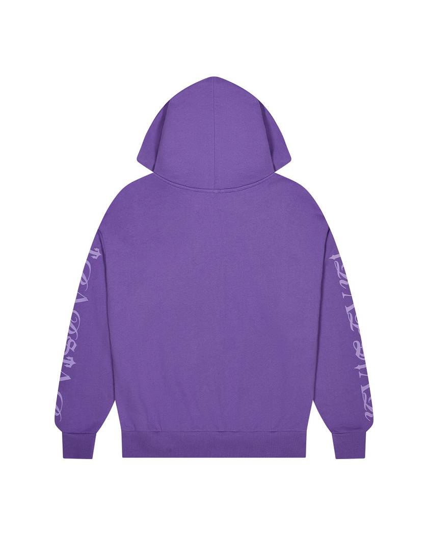 Trapstar Script Hoodie 紫 | TS-65345