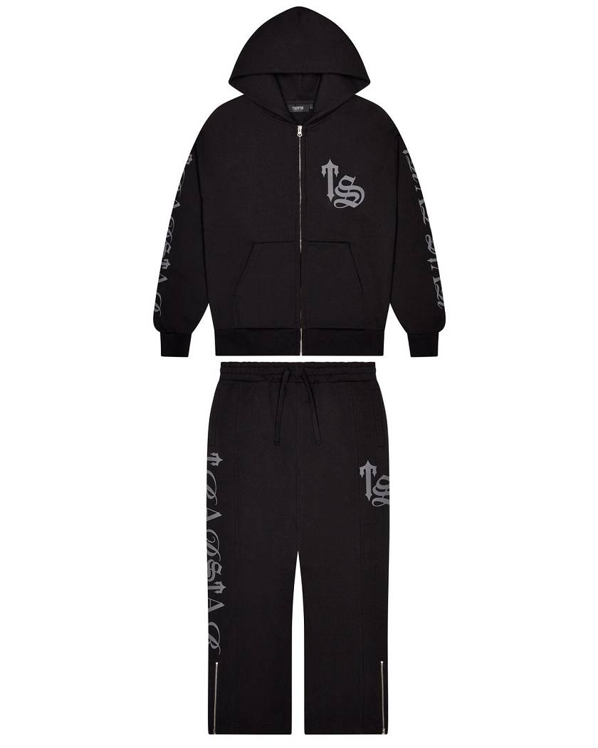 Trapstar Script Tracksuit 黒 | TS-65378