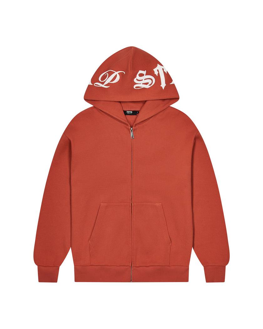 Trapstar Script Waffle Hoodie オレンジ | TS-65344