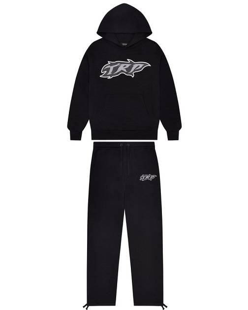 Trapstar TRP Flame Tracksuit 黒 | TS-65402