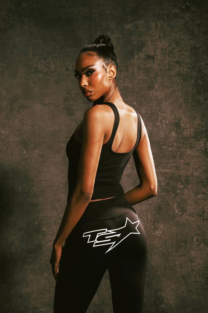 Trapstar TS Star Contour Panel Fitted Trousers 黒 | TS-65111