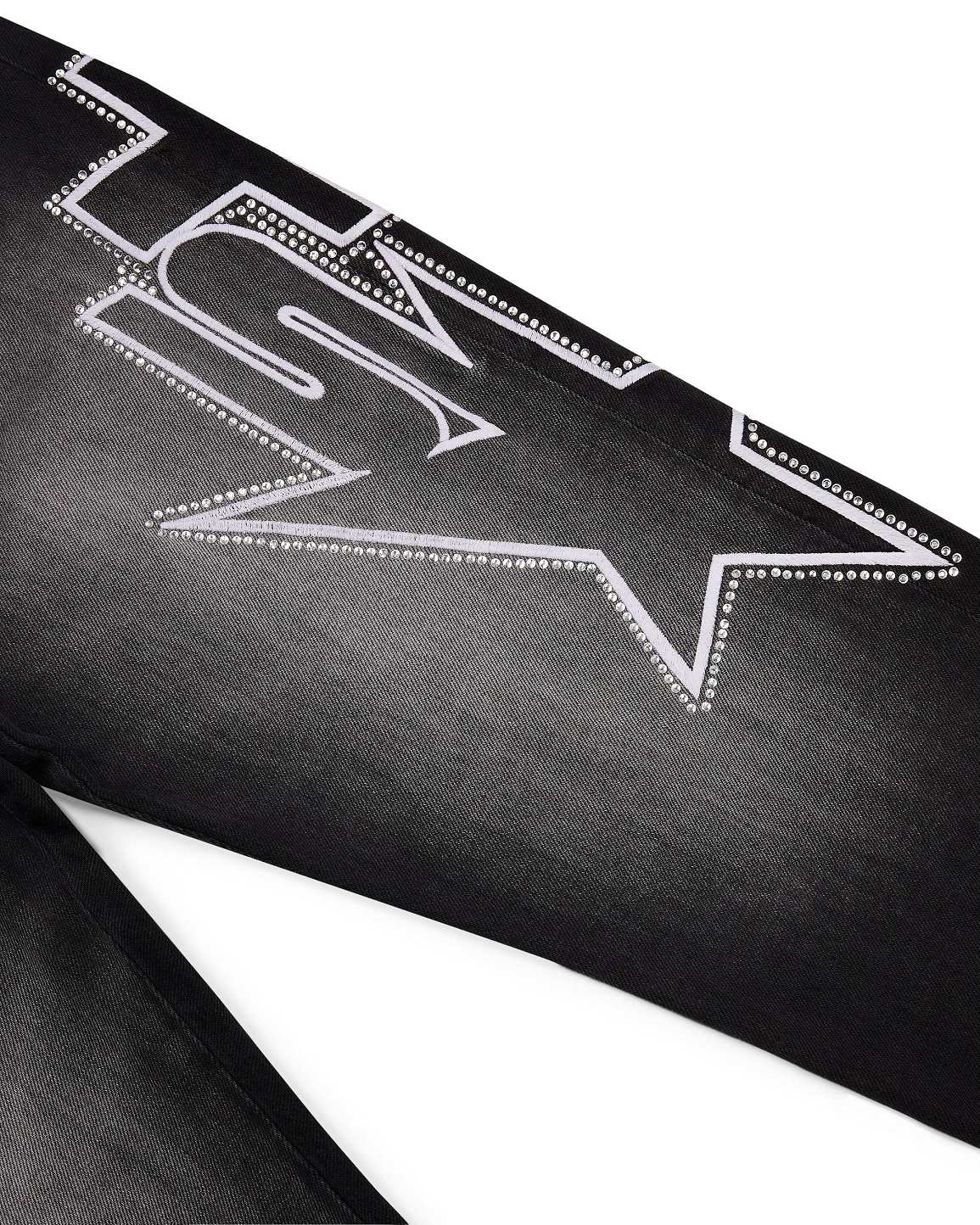 Trapstar TS Star Diamante Jeans 黒 | TS-65313