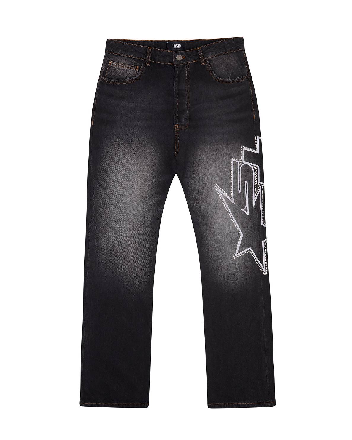 Trapstar TS Star Diamante Jeans 黒 | TS-65313