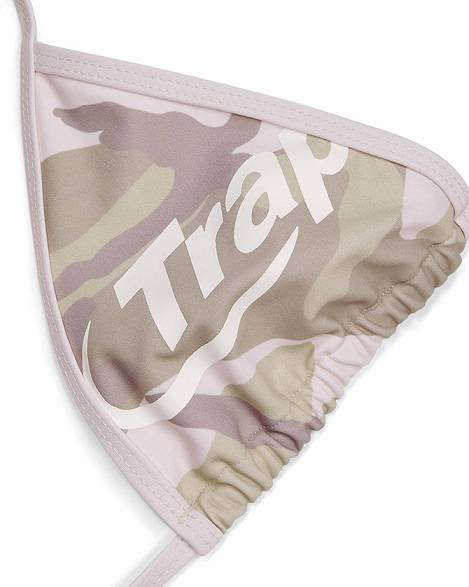 Trapstar Womens Hyperdrive Bikini Top 迷彩 | TS-65097