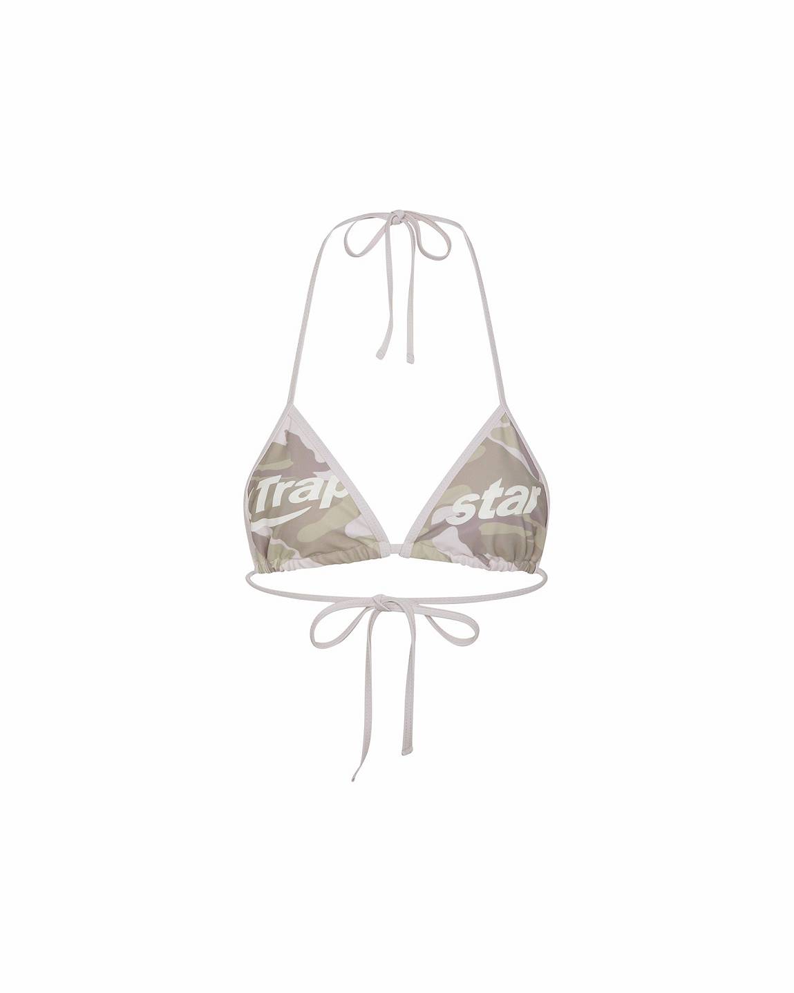 Trapstar Womens Hyperdrive Bikini Top 迷彩 | TS-65097