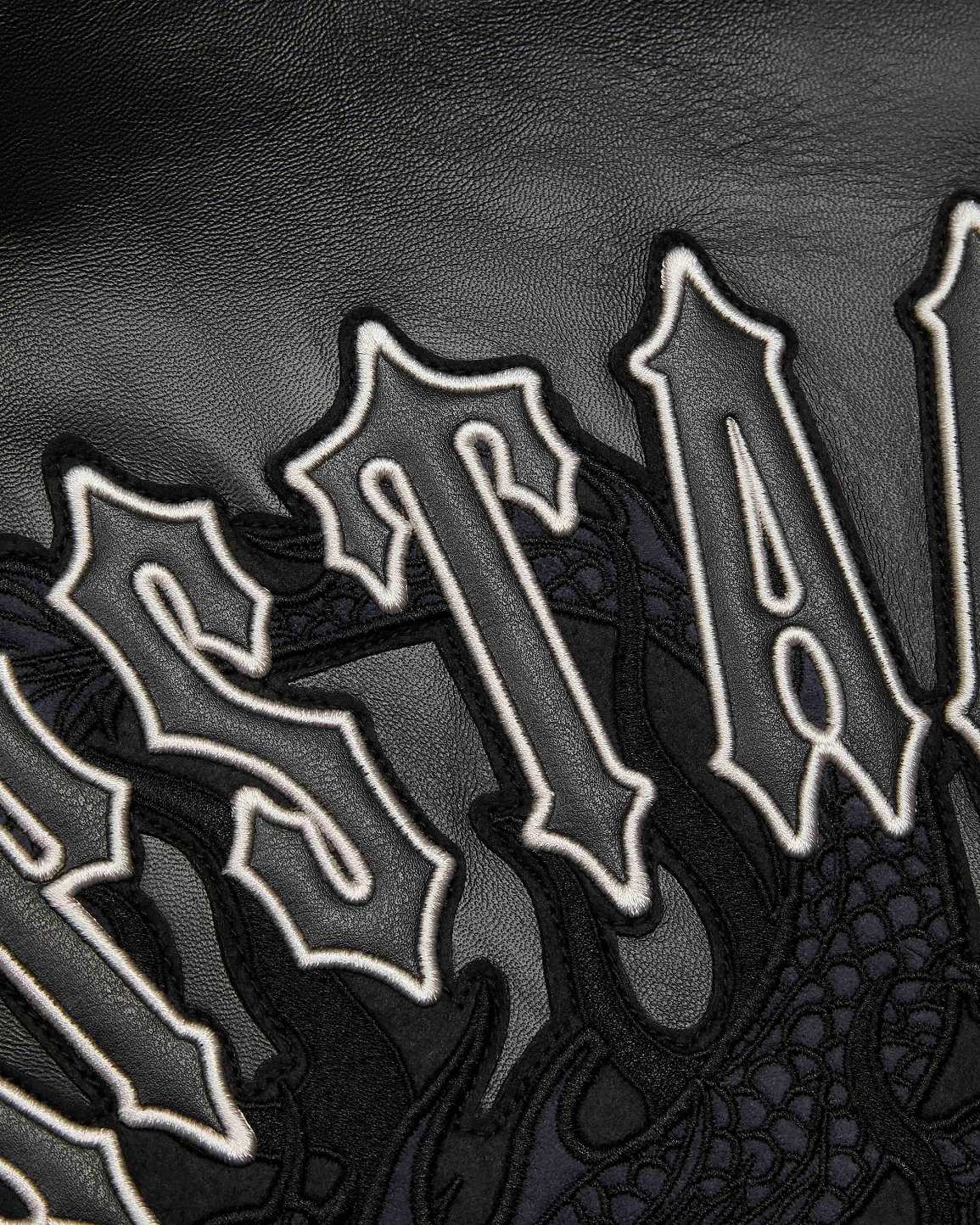 Trapstar x Avirex Leather Jacket 黒 | TS-65429