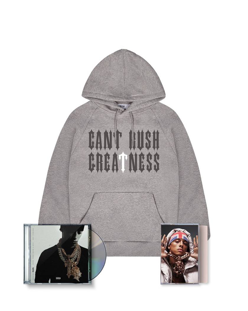Trapstar x Central Cee Hoodie CD & Cassette Bundle グレー | TS-65347