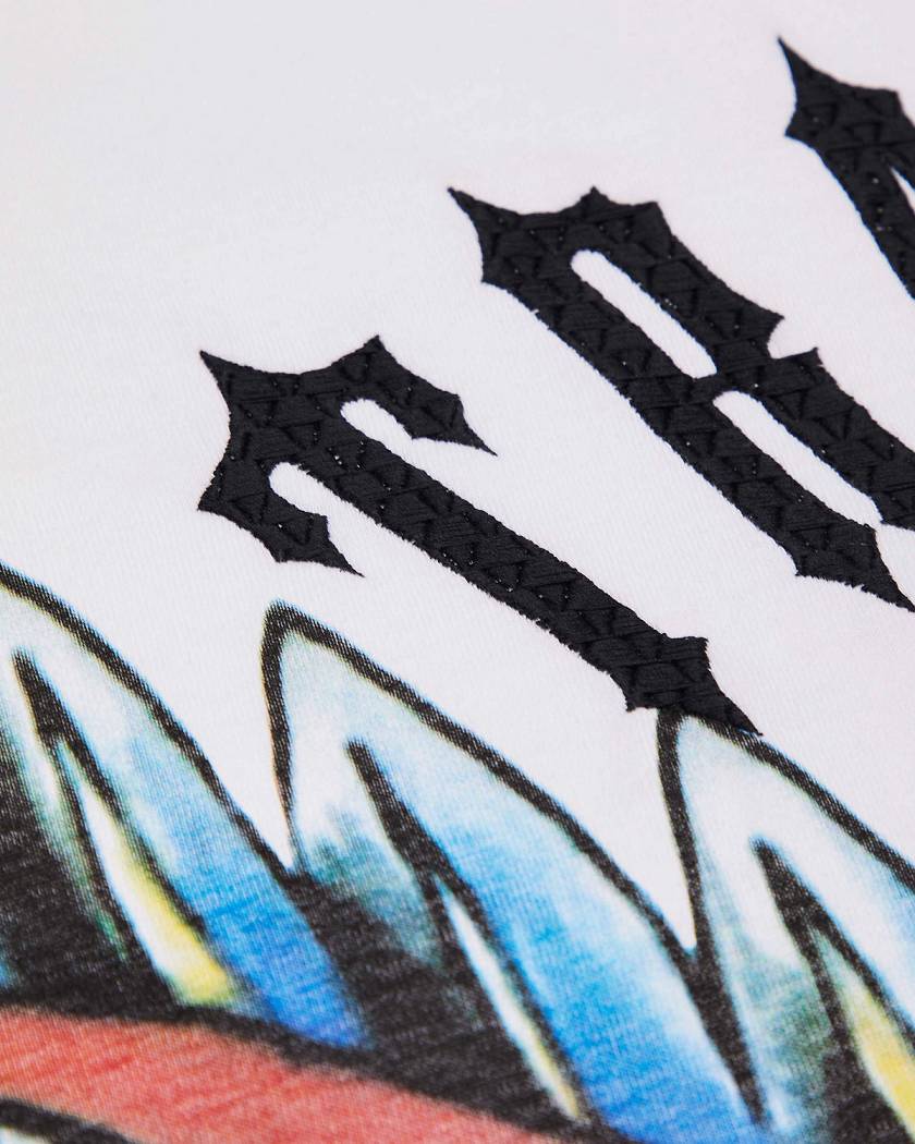 Trapstar x Ed Hardy Arched Eagle Tee 白 | TS-65232