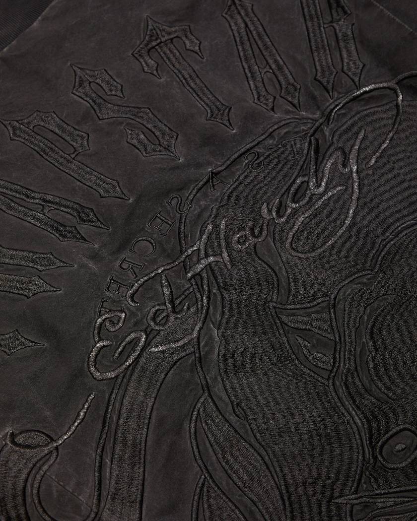 Trapstar x Ed Hardy Bomber- Black 黒 | TS-65455