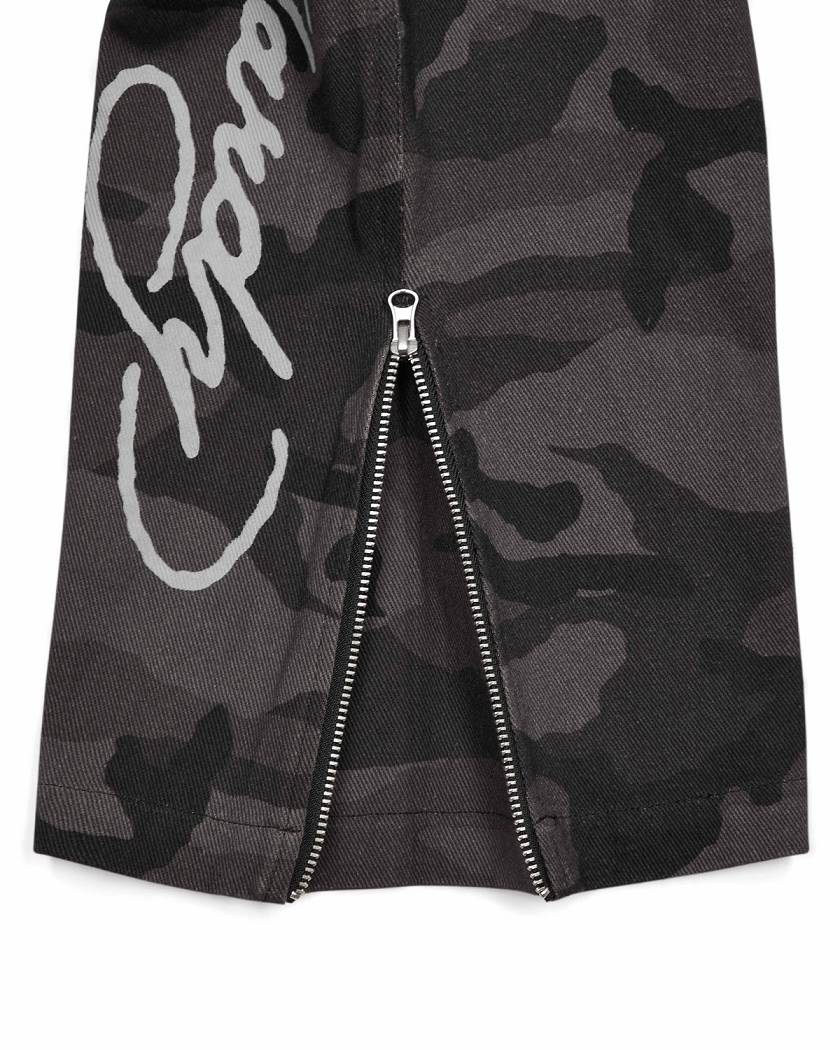 Trapstar x Ed Hardy Cargos 黒 迷彩 | TS-65319