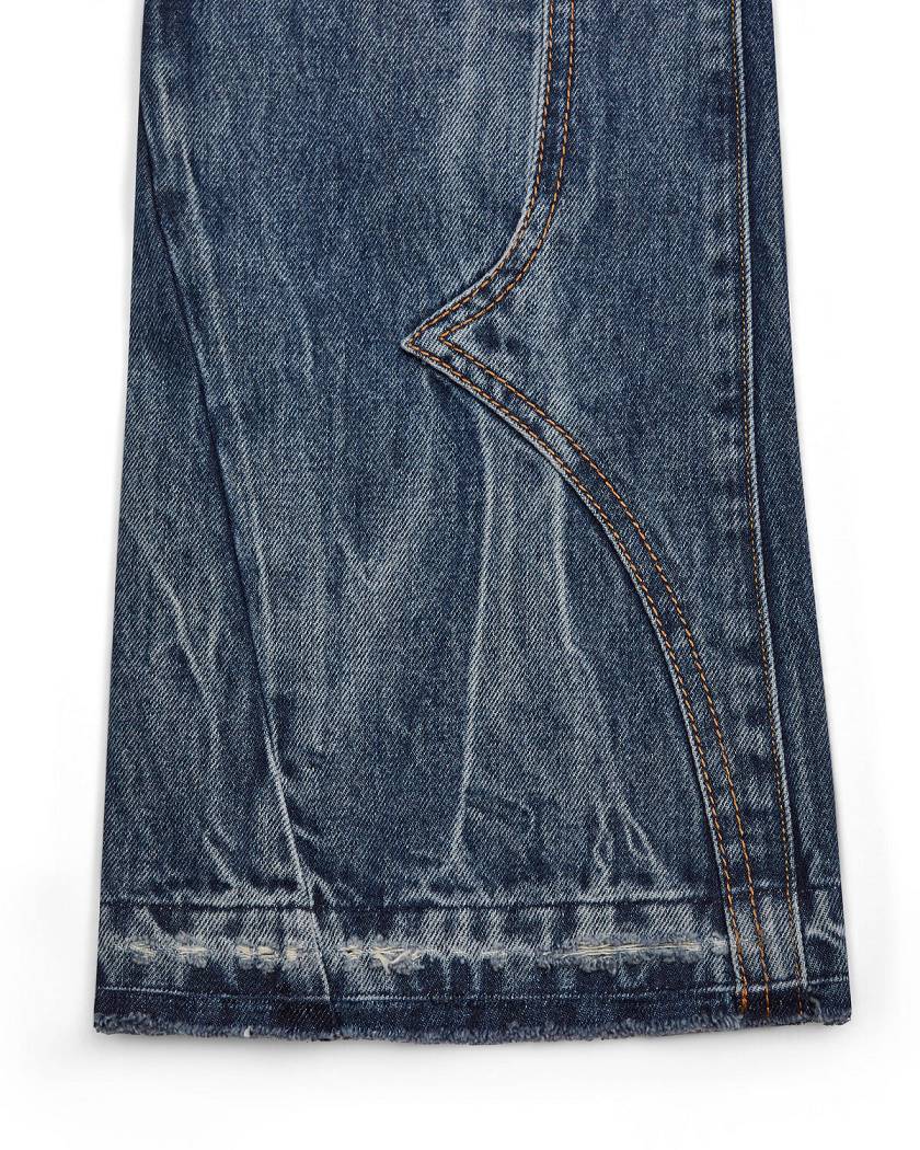 Trapstar x Ed Hardy Denim Jeans 青 | TS-65318