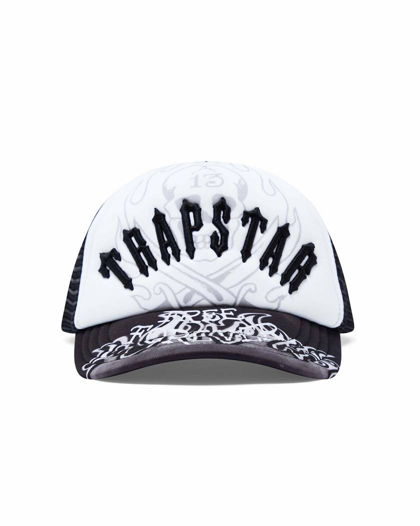 Trapstar x Ed Hardy Irongate Arch Cap 黒 | TS-65197
