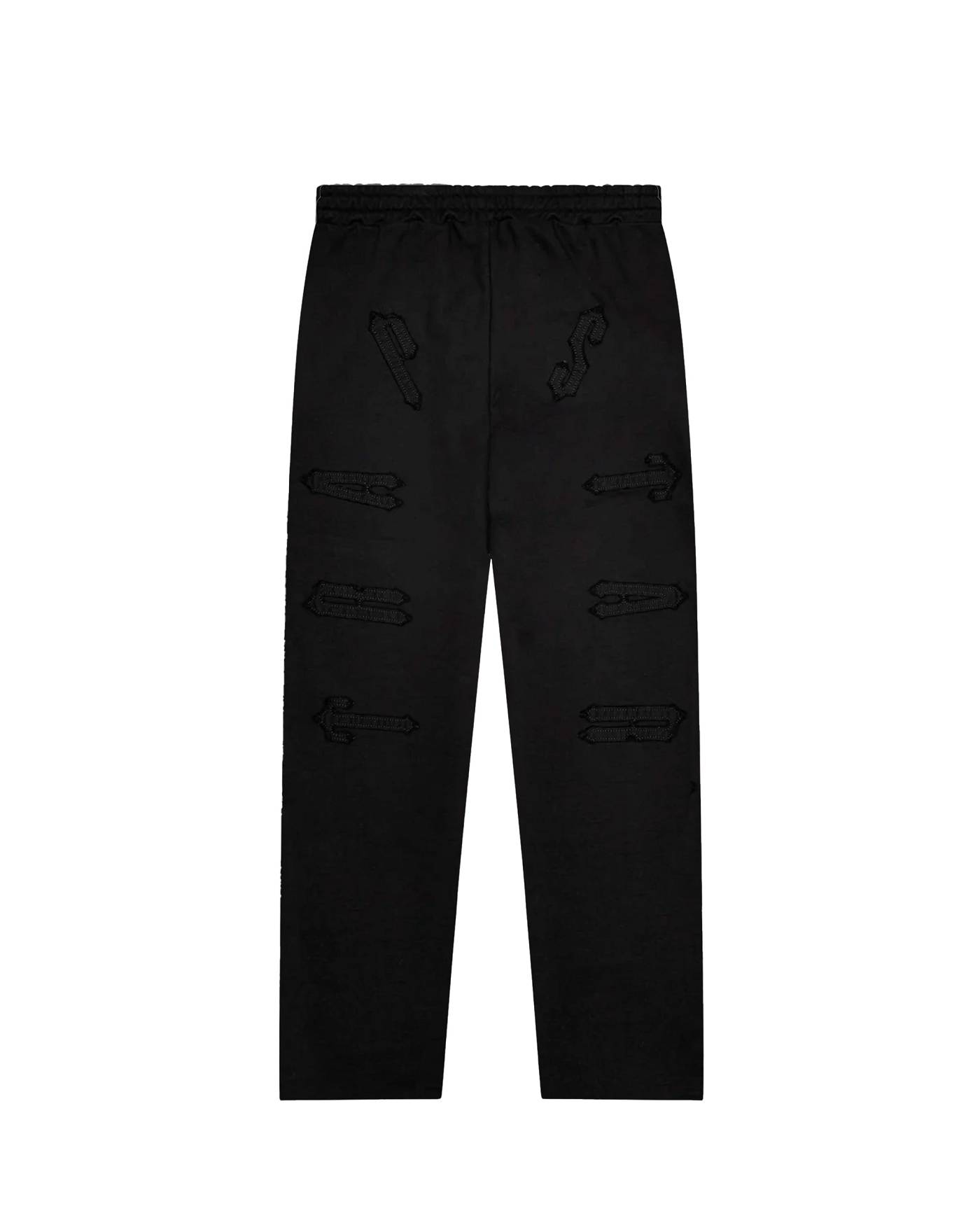 Trapstar x Ed Hardy Irongate Patchwork Jogger 黒 | TS-65406